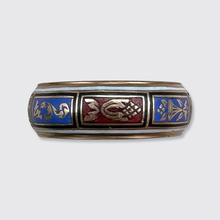 Load image into Gallery viewer, Georgian Enamel Locket Ring