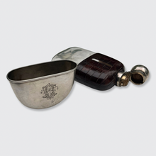 Load image into Gallery viewer, Victorian Silver Hip Flask with Cup