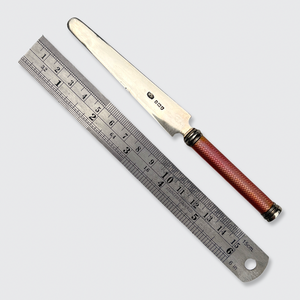 Silver Guilloché Enamel Letter opener, 1913