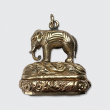Load image into Gallery viewer, Victorian Elephant Watch Fob Pendant