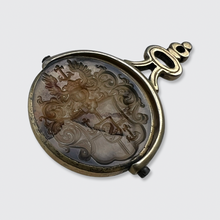 Load image into Gallery viewer, Georgian Moss Agate Intaglio Swivel Fob