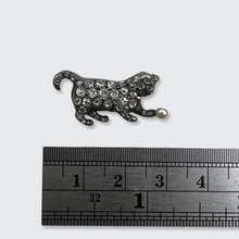 Load image into Gallery viewer, Belle Epoque Rose-Cut Diamond Kitten Brooch