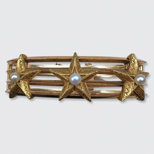 Load image into Gallery viewer, Reserved for ‘J’, payment 4/6: Victorian Pearl Star Bracelet