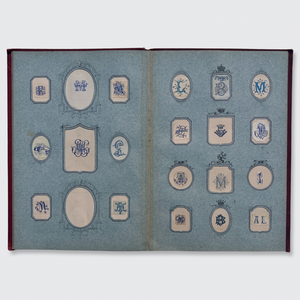 Victorian 'Album Pour Monogrames'