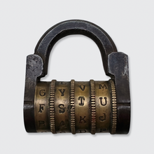 Load image into Gallery viewer, Victorian Letter Padlock