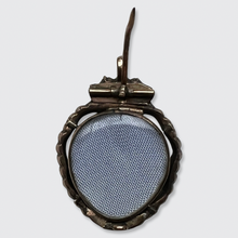 Load image into Gallery viewer, Garnet Crowned Heart &#39;MP&#39; Monogram Pendant Brooch