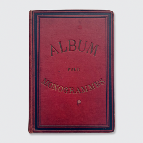 Victorian 'Album Pour Monogrames'