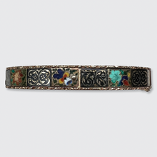 Load image into Gallery viewer, Victorian Hidden Panel Enamel Bracelet