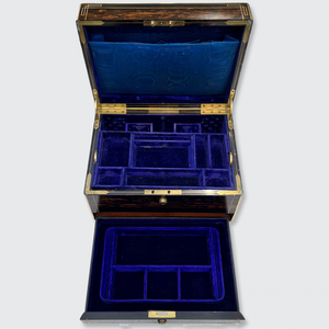 Victorian Coromandel Dress Box by Leuchars and Son