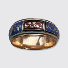 Load image into Gallery viewer, Georgian Enamel Locket Ring