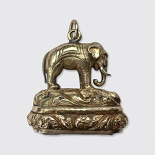 Load image into Gallery viewer, Victorian Elephant Watch Fob Pendant