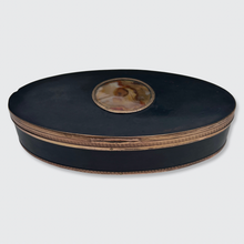 Load image into Gallery viewer, Georgian Horn &amp; Agate Tabacco Trinket Box