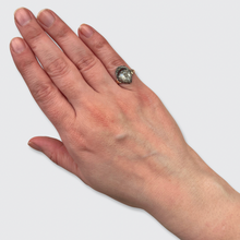 Load image into Gallery viewer, Rose-Cut Diamond Crowned Heart Ring