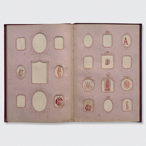 Victorian 'Album Pour Monogrames'
