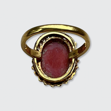 Load image into Gallery viewer, Cannetille Coral Cameo Ring