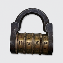 Load image into Gallery viewer, Victorian Letter Padlock