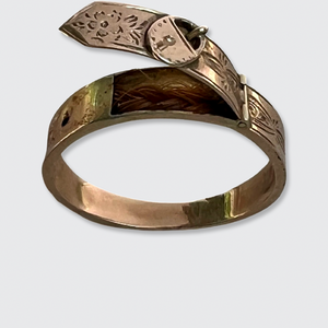 Victorian Memorial Ring with 'Locked' Compartment