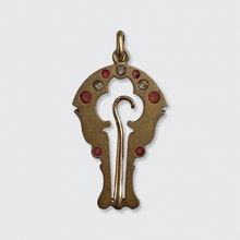 Load image into Gallery viewer, Victorian Foldable Button Hook Pendant