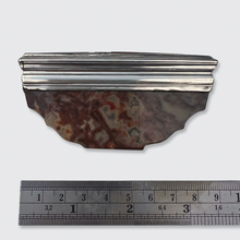 Load image into Gallery viewer, Georgian Silver &amp; Agate Snuff Box