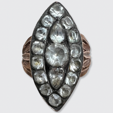 Load image into Gallery viewer, Georgian Paste Marquise Ring