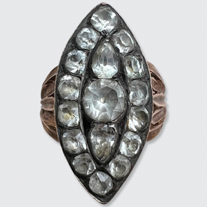 Georgian Paste Marquise Ring