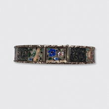 Load image into Gallery viewer, Victorian Hidden Panel Enamel Bracelet