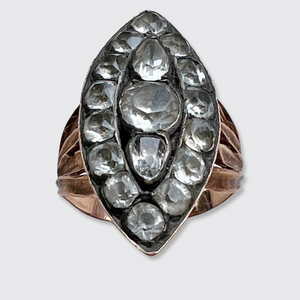 Georgian Paste Marquise Ring