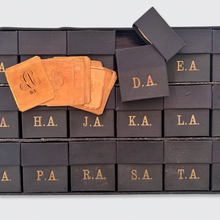 Load image into Gallery viewer, Antique Engraving Set with Brass Monogram Stencils