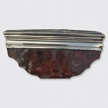Load image into Gallery viewer, Georgian Silver &amp; Agate Snuff Box