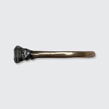 Load image into Gallery viewer, Georgian Slim Seven Diamonds Half Hoop Ring