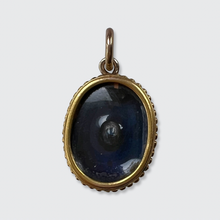 Load image into Gallery viewer, Emerald &amp; Diamond Oval Star Locket Pendant