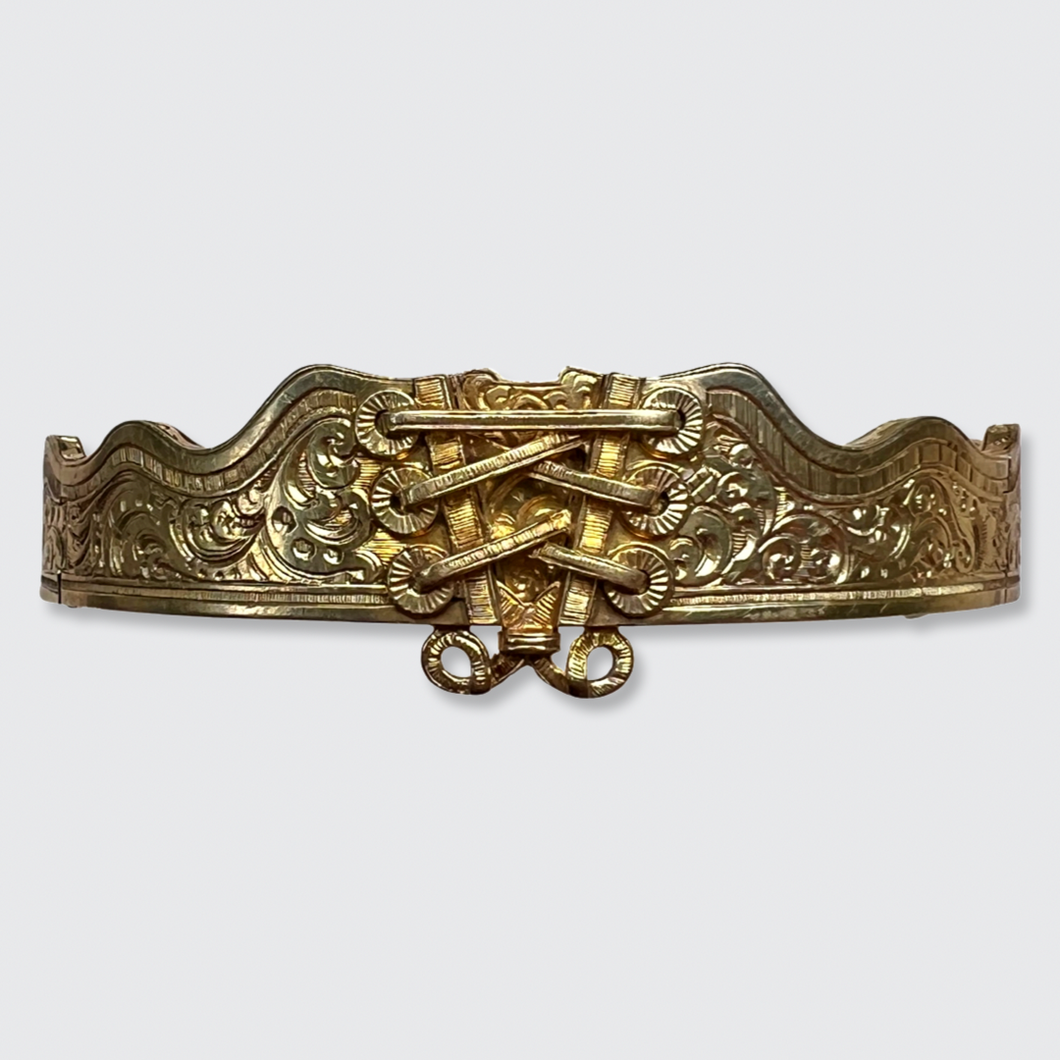 Victorian Garter Bangle Bracelet