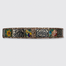Load image into Gallery viewer, Victorian Hidden Panel Enamel Bracelet