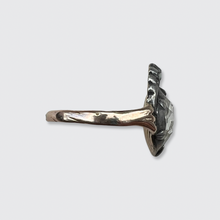 Load image into Gallery viewer, Rose-Cut Diamond Crowned Heart Ring