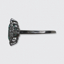 Load image into Gallery viewer, Art Deco Tourmaline &amp; Diamond Ring