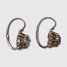 Load image into Gallery viewer, Victorian Rose-Cut Diamond Leverback Earrings