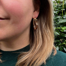Load image into Gallery viewer, Victorian Oval Drop Earrings