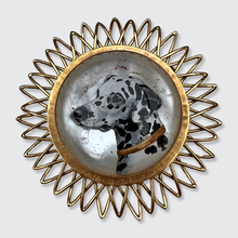 Load image into Gallery viewer, Round Essex Crystal Dalmatian Brooch