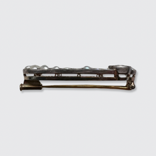 Load image into Gallery viewer, Ellipse-Shaped Pearl and Diamond Brooch