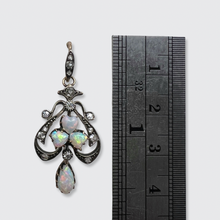 Load image into Gallery viewer, Belle Epoque Opal &amp; Diamond Lucky Clover Pendant
