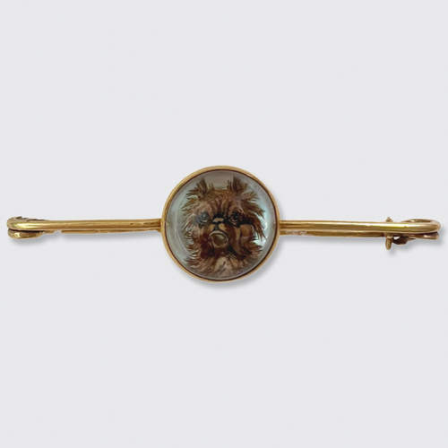 Essex Crystal Dog Brooch