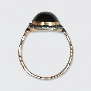 Edwardian Garnet Cabochon Ring