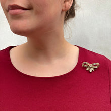 Load image into Gallery viewer, Victorian Bow Brooch