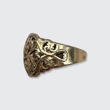 Load image into Gallery viewer, Wide Open-worked Scrollwork Ring