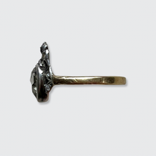 Load image into Gallery viewer, Rose-Cut Diamond Crowned Heart Ring