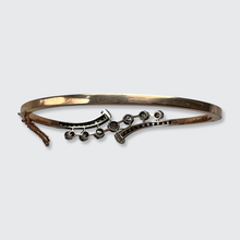 Load image into Gallery viewer, Victorian Diamond Scrollwork Crossover Bracelet