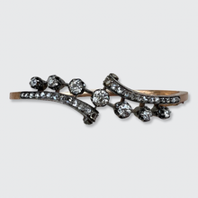 Load image into Gallery viewer, Victorian Diamond Scrollwork Crossover Bracelet