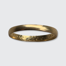 Load image into Gallery viewer, 18th Century Posy Ring: &#39;Remember the Giver&#39;