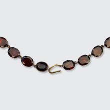 Load image into Gallery viewer, Flat-Cut Garnet Rivière Necklace