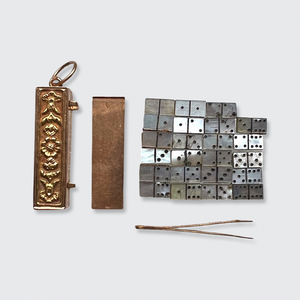 Georgian Miniature Domino Set Pendant
